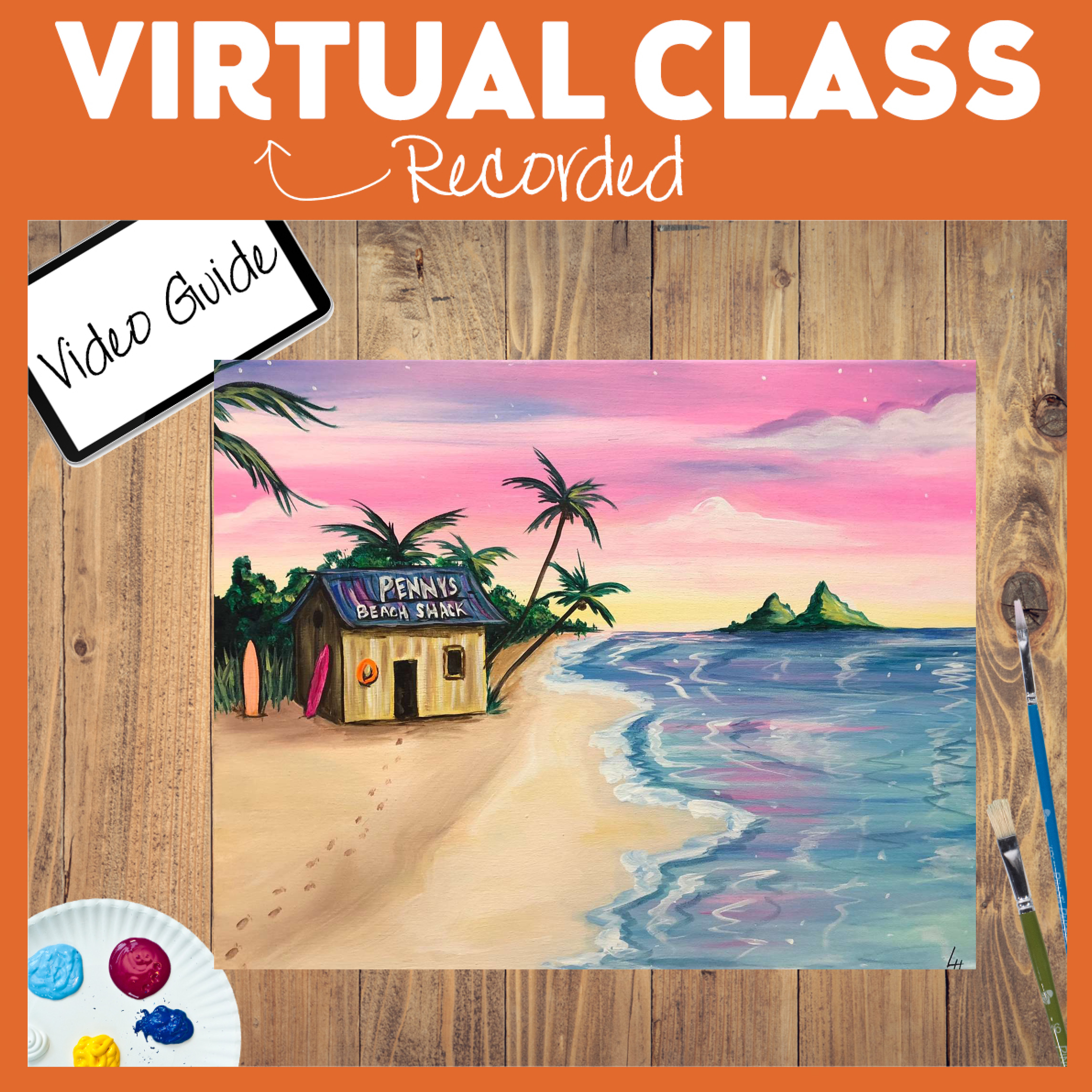 Pre-recorded virtual event. Supplies included option